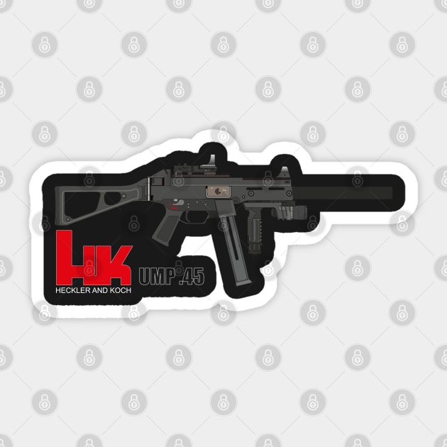 HK-UMP45 Sticker by Jun Pagano